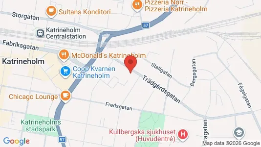 Lägenheter att hyra i Katrineholm - kort over placeringen