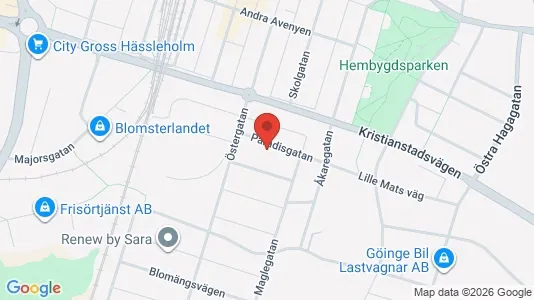 Lägenheter att hyra i Hässleholm - Bild från Google Street View