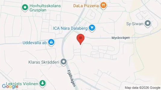 Lägenheter att hyra i Uddevalla - kort over placeringen