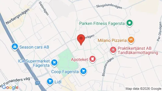 Lägenheter att hyra i Fagersta - Bild från Google Street View