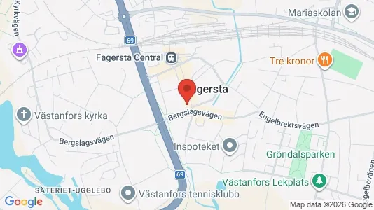Lägenheter att hyra i Fagersta - Bild från Google Street View