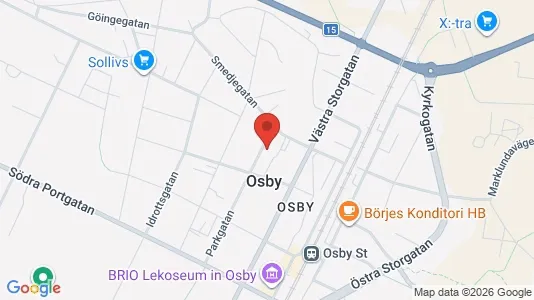 Lägenheter att hyra i Osby - Bild från Google Street View