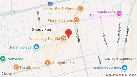Lägenheter att hyra i Sandviken - Bild från Google Street View