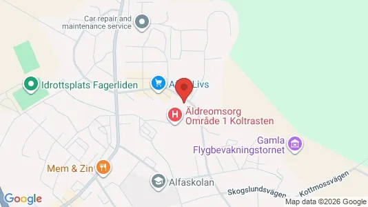 Lägenheter att hyra i Fagersta - kort over placeringen