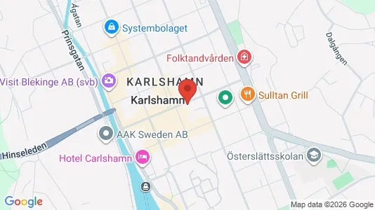 Lägenheter att hyra i Karlshamn - Bild från Google Street View