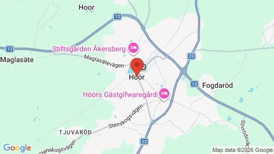 Hus att hyra i Höör - Bild från Google Street View