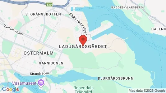 Lägenheter att hyra i Gärdet/Djurgården - Bild från Google Street View