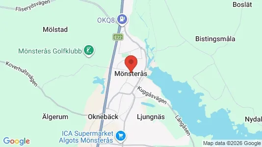 Hus att hyra i Mönsterås - Bild från Google Street View