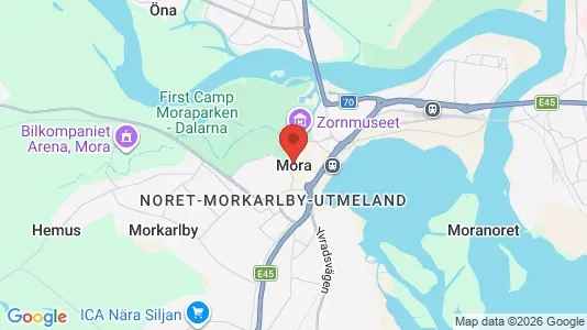Hus att hyra i Mora - Bild från Google Street View
