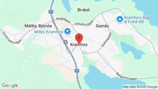 Hus att hyra i Kramfors - Bild från Google Street View