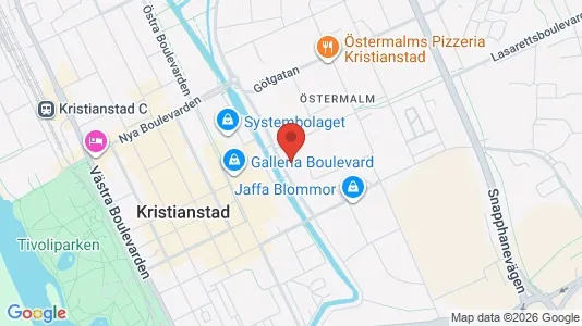 Lägenheter att hyra i Kristianstad - Bild från Google Street View