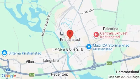 Hus att hyra i Kristianstad - Bild från Google Street View