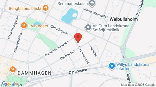 Lägenheter att hyra i Landskrona - Bild från Google Street View