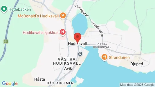 Hus att hyra i Hudiksvall - Bild från Google Street View