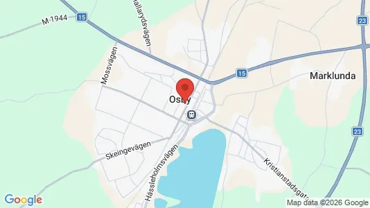 Hus att hyra i Osby - Bild från Google Street View