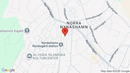 Lägenheter att hyra i Nynäshamn - kort over placeringen