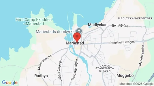Lägenheter att hyra i Mariestad - Bild från Google Street View