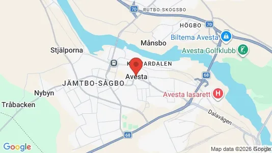 Lägenheter att hyra i Avesta - Bild från Google Street View