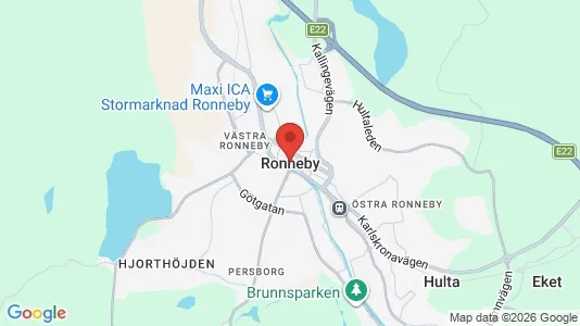 Lägenheter att hyra i Ronneby - Bild från Google Street View