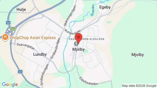 Lägenheter att hyra i Mjölby - Bild från Google Street View