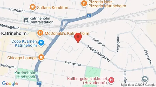 Lägenheter att hyra i Katrineholm - kort over placeringen