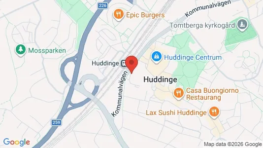 Lägenheter att hyra i Huddinge - Bild från Google Street View