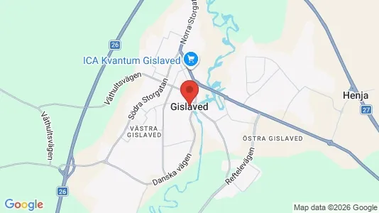 Hus att hyra i Gislaved - Bild från Google Street View