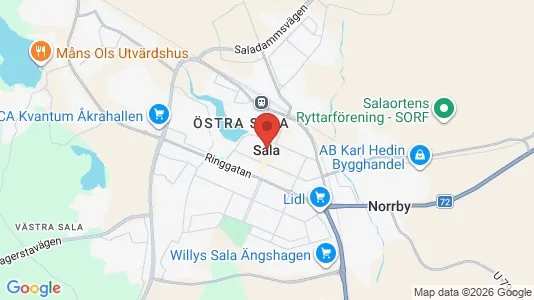 Lägenheter att hyra i Sala - Bild från Google Street View