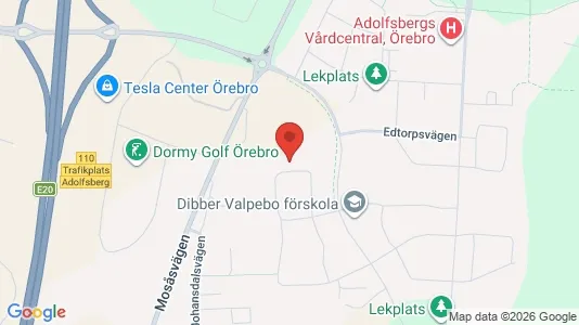Lägenheter att hyra i Örebro - kort over placeringen