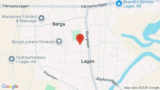Lägenheter att hyra i Ljungby - kort over placeringen