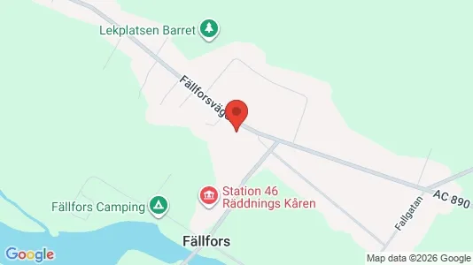 Lägenheter att hyra i Skellefteå - kort over placeringen