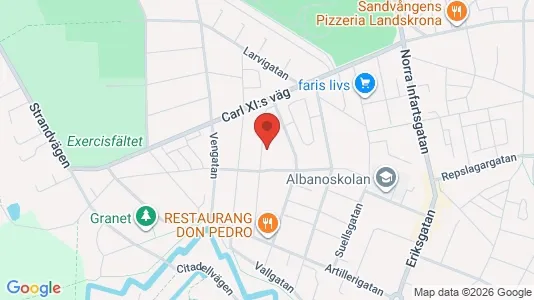 Lägenheter att hyra i Landskrona - Bild från Google Street View