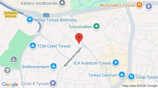 Lägenheter att hyra i Tyresö - Bild från Google Street View