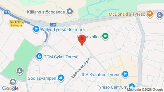 Lägenheter att hyra i Tyresö - Bild från Google Street View