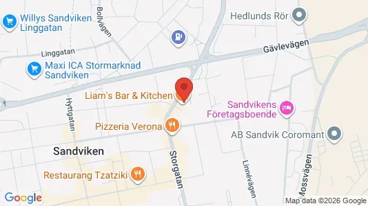 Lägenheter att hyra i Sandviken - Bild från Google Street View