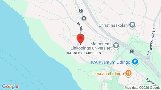 Lägenheter att hyra i Lidingö - kort over placeringen
