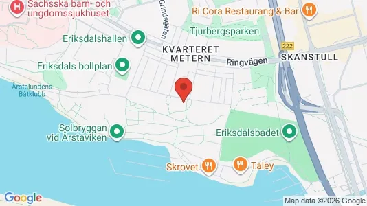 Lägenheter att hyra i Södermalm - kort over placeringen