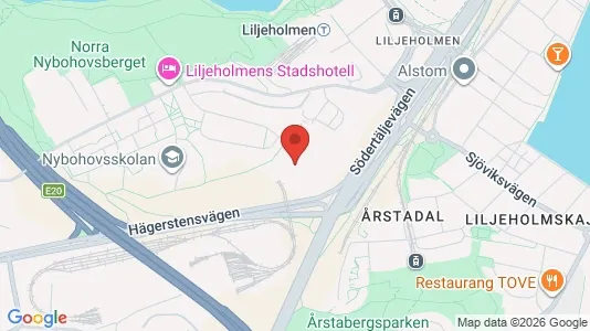 Lägenheter att hyra i Södermalm - kort over placeringen