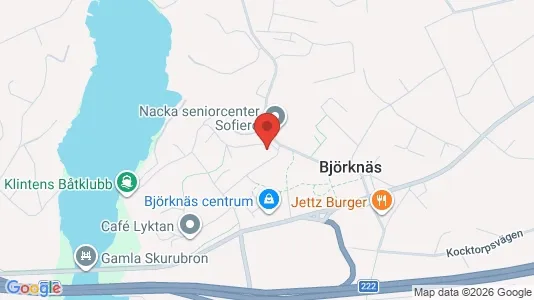 Lägenheter att hyra i Nacka - kort over placeringen
