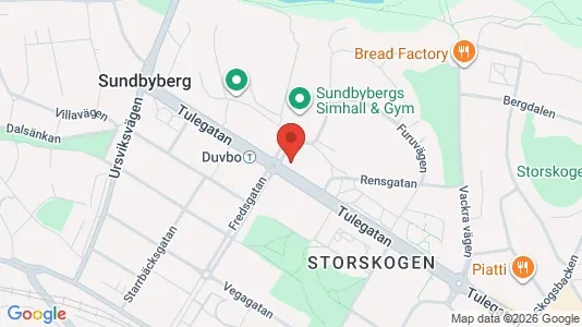 Lägenheter att hyra i Sundbyberg - kort over placeringen