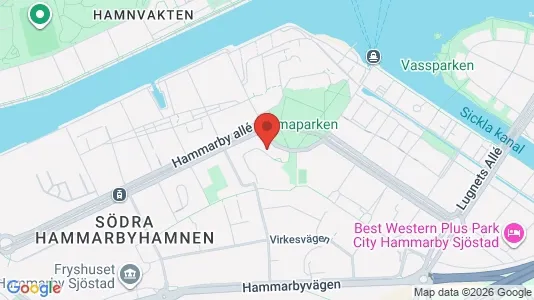 Lägenheter att hyra i Hammarbyhamnen - Bild från Google Street View
