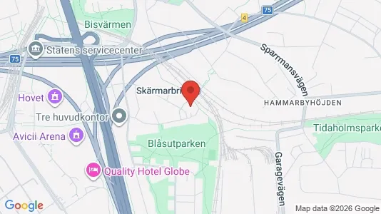 Lägenheter att hyra i Söderort - kort over placeringen