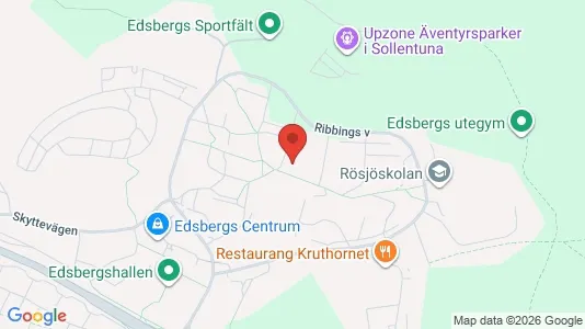 Lägenheter att hyra i Sollentuna - kort over placeringen
