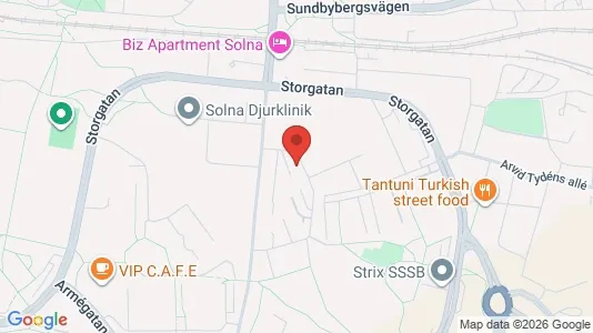 Lägenheter att hyra i Solna - Bild från Google Street View