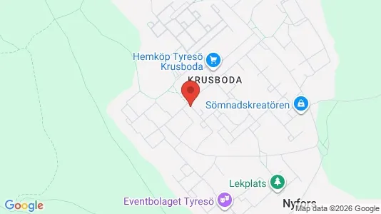 Lägenheter att hyra i Tyresö - kort over placeringen