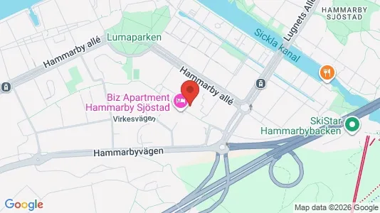 Lägenheter att hyra i Hammarbyhamnen - Bild från Google Street View