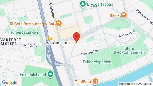 Lägenheter att hyra i Södermalm - kort over placeringen