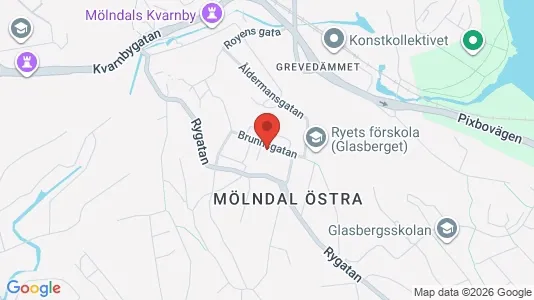 Lägenheter att hyra i Mölndal - Bild från Google Street View