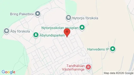 Lägenheter att hyra i Haninge - kort over placeringen