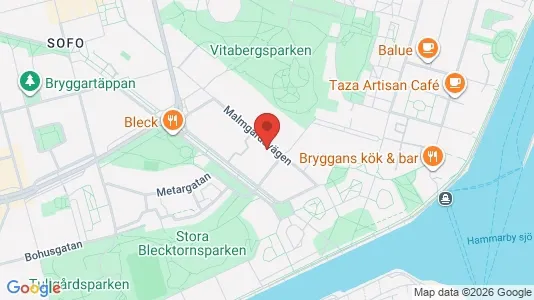 Lägenheter att hyra i Södermalm - kort over placeringen